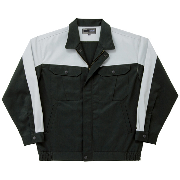 日新被服（株） ブルゾン 5656-100 ブルゾン 5656-100-LL ﾗｲﾄﾌﾞﾗｯｸXｼﾙﾊﾞｰ