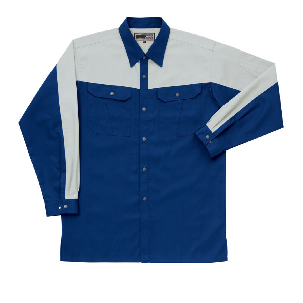 日新被服（株） 長袖シャツ 5914-96 長袖シャツ 5914-96-LL ﾈｲﾋﾞｰXｼﾙﾊﾞｰ