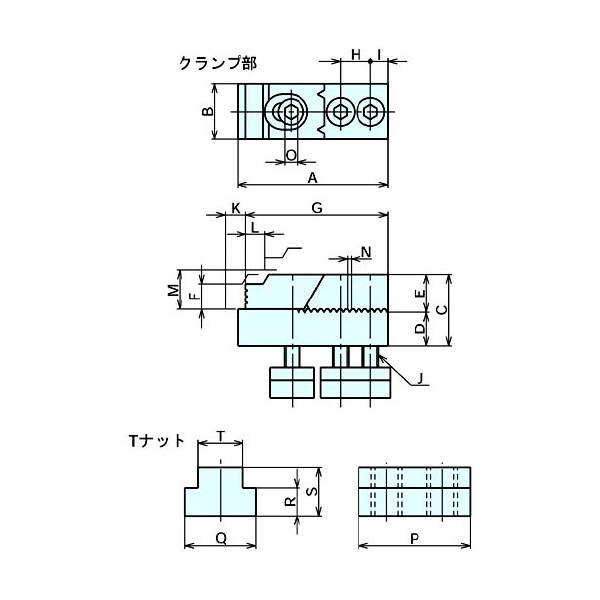 （株）ナベヤ ホールドクランプ クランプ部 HL ホールドクランプ　クランプ部 HL3518C