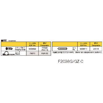 オーエスジー（株） WALTER グラファイト用ポーキュパインカッタ ポーキュパインカッタ F2038G 25XSS25X130