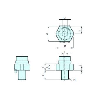 （株）ナベヤ ローウェッジクランプ ダブルサイドタイプ LWCD ローウェッジクランプ　ダブルサイドタイプ LWCD04