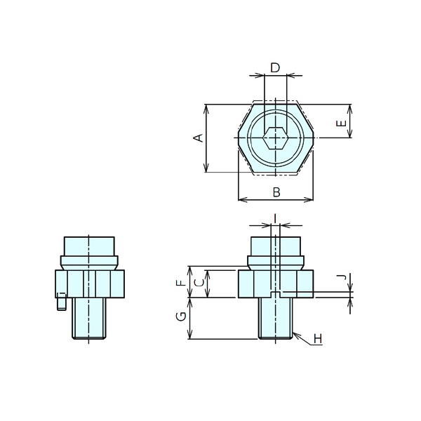 （株）ナベヤ ローウェッジクランプ ダブルサイドタイプ LWCD ローウェッジクランプ　ダブルサイドタイプ LWCD08