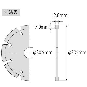 （株）ロブテックス ダイヤモンドホイール SK ダイヤモンドホイール SK305305