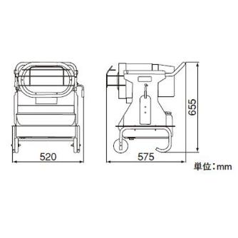 オリオン機械（株） ジェットヒーター ロボ暖 HR120D ジェットヒーター　ロボ暖 HR120D-50