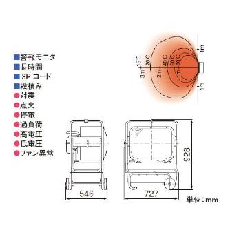 オリオン機械（株） ジェットヒーター HR ジェットヒーター HR330E-L