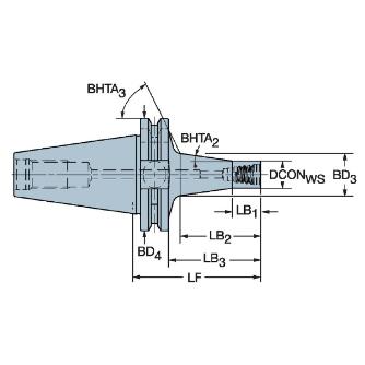 サンドビック（株） コロマントEH アダプタ BT 【F】 392.55EH コロマントＥＨ　アダプタ　ＢＴ　【Ｆ】 392.55EH-30 20 086