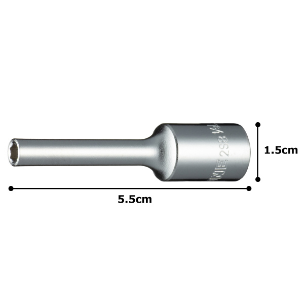ＴＯＮＥ（株） ディープソケット(6角)(インチサイズ) 2SB ディープソケット 2SB-04L