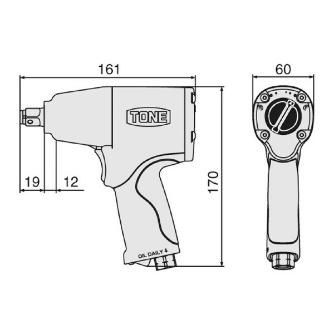 ＴＯＮＥ（株） エアーインパクトレンチ AI エアーインパクトレンチ AI3120