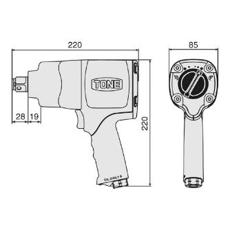 ＴＯＮＥ（株） エアーインパクトレンチ AI エアーインパクトレンチ AI6300