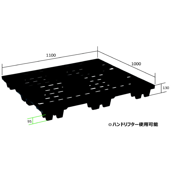 日本プラパレット（株） パレット EX パレット EX-1110 ﾌﾞﾗﾂｸ