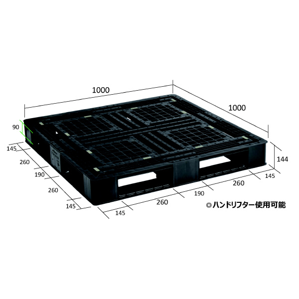 日本プラパレット（株） パレット FA パレット FA-1010 ﾌﾞﾗｳﾝ