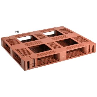 日本プラパレット（株） 冷凍冷蔵用パレット ZFD 冷凍冷蔵用パレット ZFD-1210E-150H ﾌﾞﾗｳﾝ