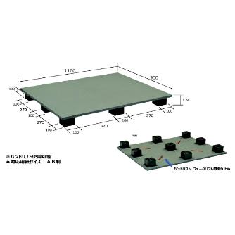 日本プラパレット（株） パレット SX パレット SX-1109E4 ｸﾞﾚ-