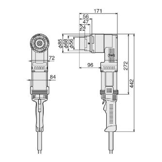 ＴＯＮＥ（株） M24コーナー型シヤーレンチ GHC シャーレンチ GHC241T