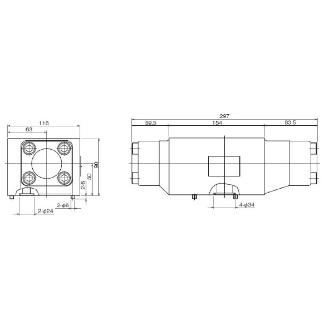 ダイキン工業（株） モジュラースタック形パイロットチェック弁 MPD モジュラースタック形パイロットチェック弁 MPD-06A-50-30