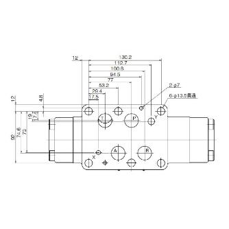 ダイキン工業（株） モジュラースタック形パイロットチェック弁 MPD モジュラースタック形パイロットチェック弁 MPD-06B-50-30