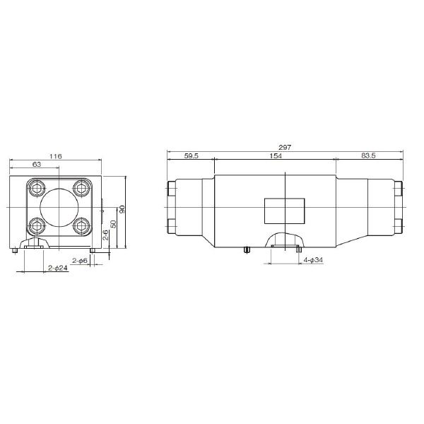 ダイキン工業（株） モジュラースタック形パイロットチェック弁 MPD モジュラースタック形パイロットチェック弁 MPD-06B-50-30