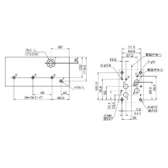 ダイキン工業（株） マニホールドブロック BT マニホールドブロック BT-104-10