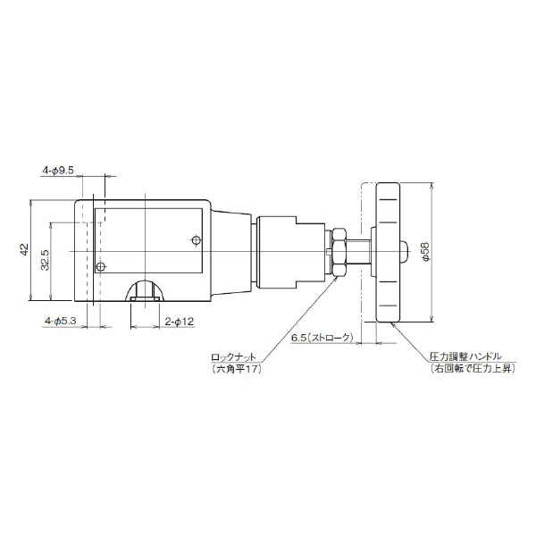ダイキン工業（株） 直動形リリーフ弁 リモートコントロール用 CR-G 直動形リリーフ弁　リモートコントロール用 CR-G02P-1-10