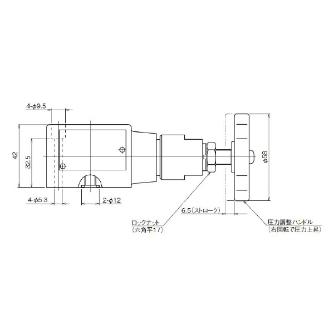ダイキン工業（株） 直動形リリーフ弁 リモートコントロール用 CR-G 直動形リリーフ弁　リモートコントロール用 CR-G02P-1-10-F