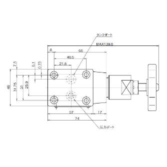 ダイキン工業（株） 直動形リリーフ弁 リモートコントロール用 CR-G 直動形リリーフ弁　リモートコントロール用 CR-G02P-2-10-F
