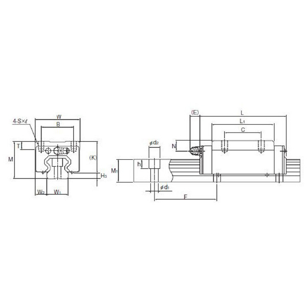 ＴＨＫ（株） LMガイド用ブロック HSR ＬＭガイド用ブロック HSR30R1SS(GK) BLOCK