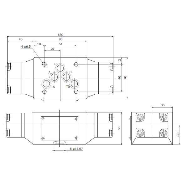 ダイキン工業（株） モジュラースタック形パイロットチェック弁 F-MP モジュラースタック形パイロットチェック弁 F-MP-03A-20-40