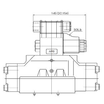 ダイキン工業（株） 電磁パイロット切換弁 H-JS-G 電磁パイロット切換弁 H-JS-G06-2BB-75