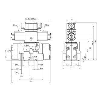 ダイキン工業（株） 電磁パイロット切換弁 H-KSH-G 電磁パイロット切換弁 H-KSH-G04-2DB-20-XN
