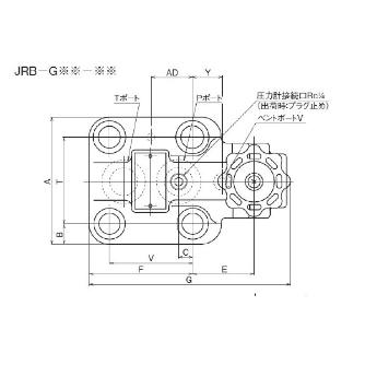ダイキン工業（株） パイロット作動形リリーフ弁 JRB-G パイロット作動形リリーフ弁 JRB-G06-1V-13