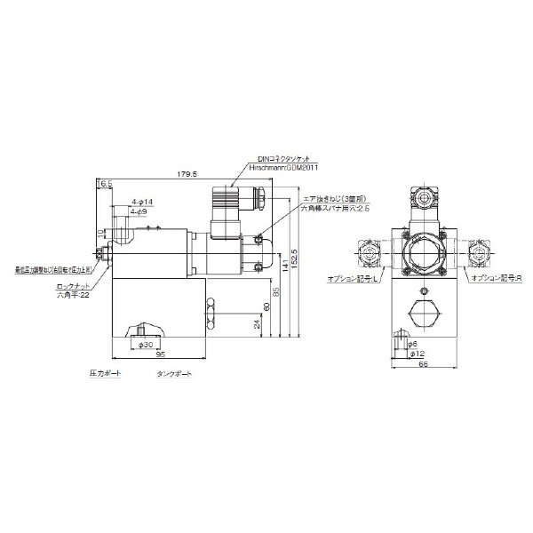 ダイキン工業（株） 電磁比例リリーフ弁 JRPL-G 電磁比例リリーフ弁 JRPL-G02-3-20-N