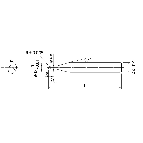 日進工具（株） CBNスーパーサーフェイスエンドミル SSF ＣＢＮスーパーサーフェイスエンドミル SSF120 1XR0.1X2.5