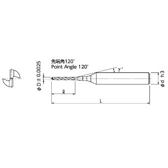 日進工具（株） 無限マイクロドリル NSMD 無限マイクロドリル NSMD-M 0.01X0.1