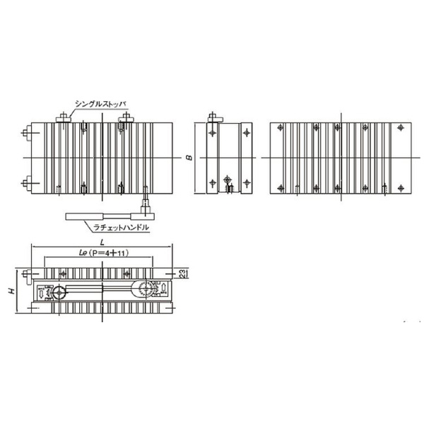 カネテック（株） 永電磁ブロック RMA 永電磁ブロック RMA-2F1530