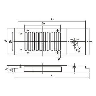 カネテック（株） 永磁チャック RTH 永磁チャック RTH-1118A