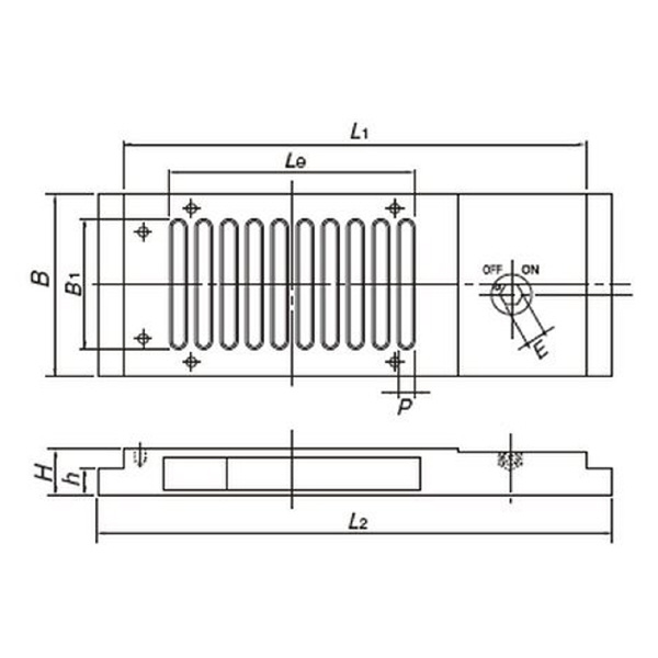 カネテック（株） 永磁チャック RTH 永磁チャック RTH-1118A