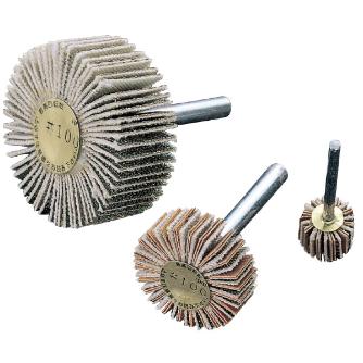 柳瀬（株） ダイヤ軸付フラップホイール MIXタイプ ダイヤ軸付フラップホイール　ＭＩＸタイプ DF1510M13 15X10X3 #600