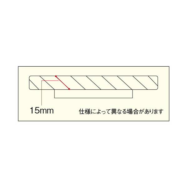 柳瀬（株） ユニTOP15タイプ ユニＴＯＰ１５タイプ TOP100A7 100X15 A#120