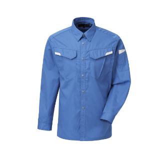 日新被服（株） 長袖シャツ 5124-29 長袖シャツ 5124-29-4L ﾗｲﾄﾌﾞﾙｰ