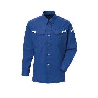 日新被服（株） 長袖シャツ 5124-30 長袖シャツ 5124-30-3L ﾌﾞﾙｰ