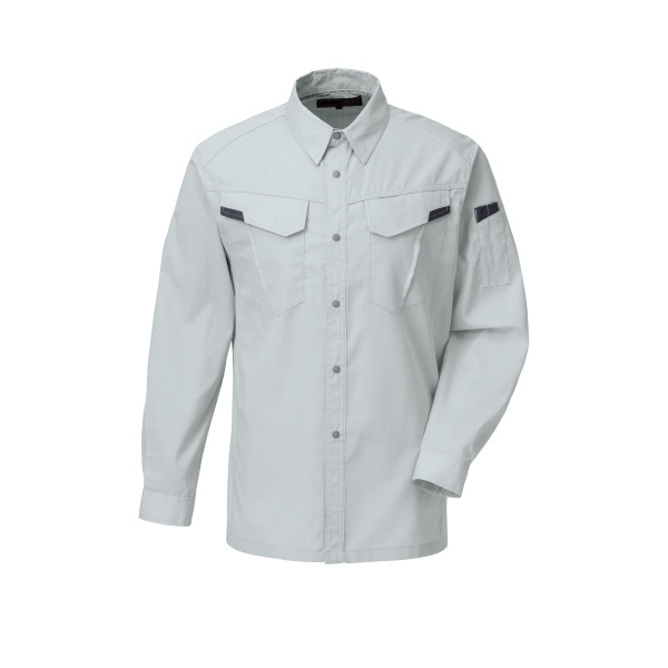 日新被服（株） 長袖シャツ 5124-40 長袖シャツ 5124-40-S ｼﾙﾊﾞｰ