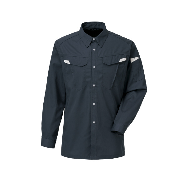 日新被服（株） 長袖シャツ 5124-52 長袖シャツ 5124-52-LL ﾗｲﾄﾌﾞﾗｯｸ