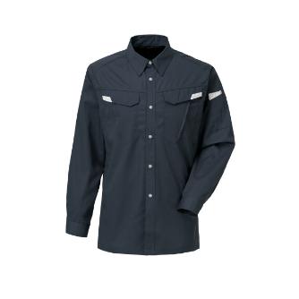 日新被服（株） 長袖シャツ 5124-52 長袖シャツ 5124-52-3L ﾗｲﾄﾌﾞﾗｯｸ