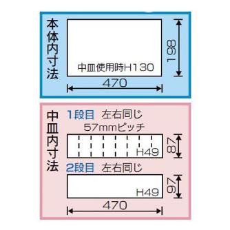 （株）リングスター RSD高級三段式ボックス RSD ＲＳＤ高級三段式ボックス RSD-473 ｸﾞﾘｰﾝ