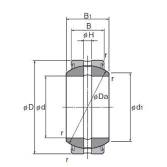 ＴＨＫ（株） 球面軸受 SA1 球面軸受 SA1 25