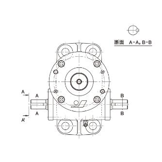 （株）大阪ジャッキ製作所 WJ形標準ウォームギヤジャッキ WJ ＷＪ形標準ウォームギヤジャッキ WJ10H350U
