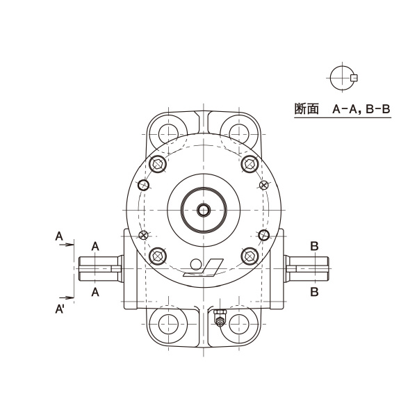 （株）大阪ジャッキ製作所 WJ形標準ウォームギヤジャッキ WJ ＷＪ形標準ウォームギヤジャッキ WJ10H350U