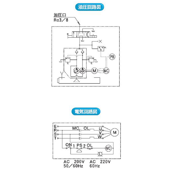 （株）大阪ジャッキ製作所 G形油圧ポンプ GH Ｇ形油圧ポンプ GH1-G