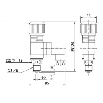 （株）大阪ジャッキ製作所 圧力スイッチ KPS 圧力スイッチ KPS-210