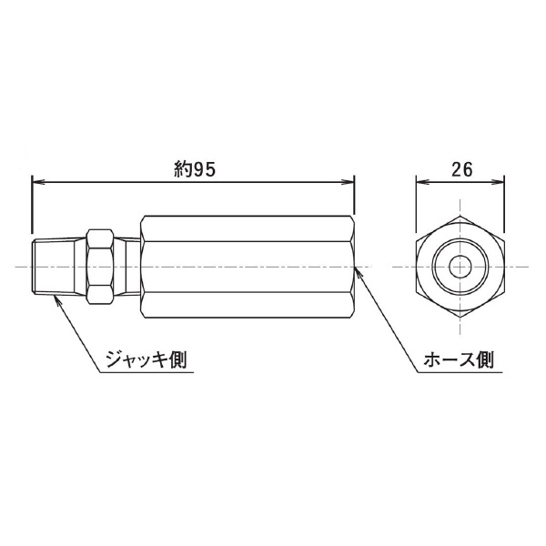 （株）大阪ジャッキ製作所 落下防止バルブ ESV 落下防止バルブ ESV-9